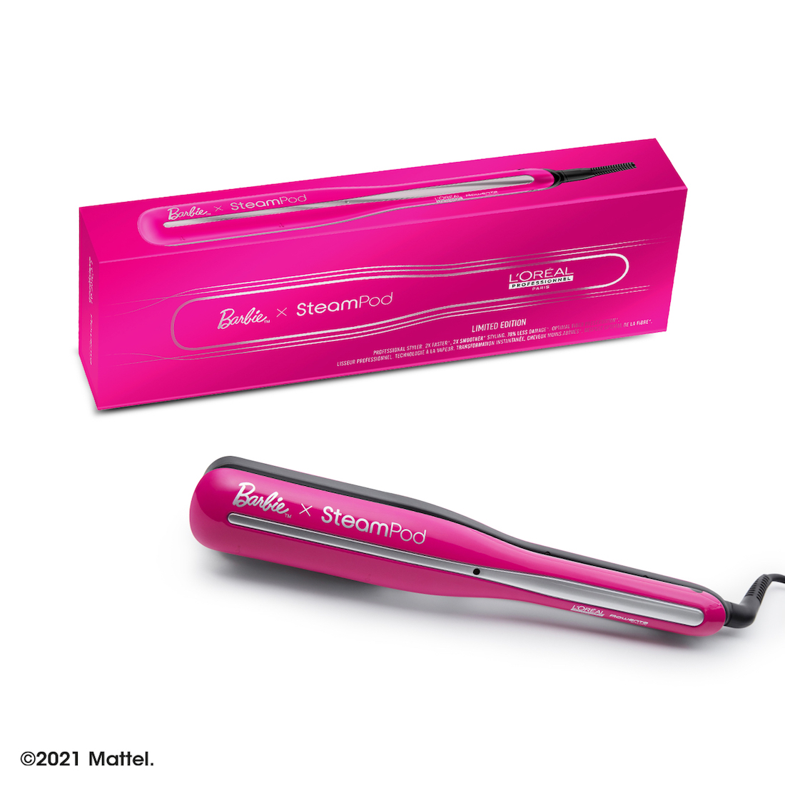 Το νέο limited edition Barbie x Steampod της L'Oréal Professionnel Paris και της Barbie/Mattel